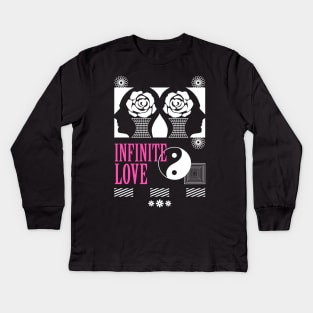 Infinite love Kids Long Sleeve T-Shirt